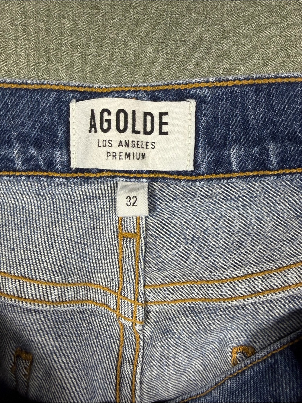Agolde Women’s Dark Blue Slim Jeans - Picture 3 of 9